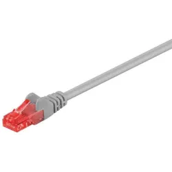 Cable u-utp cat6 3m pilkas