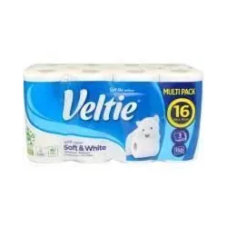 Tualetes papīrs veltie white 16ruļļi
