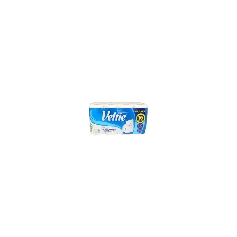 Tualetes papīrs veltie white 16ruļļi