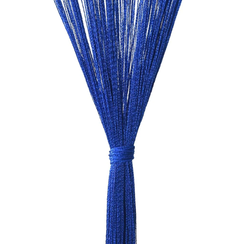 vidaXL bārkšu aizkari, 2 gab., 100x250 cm, zili