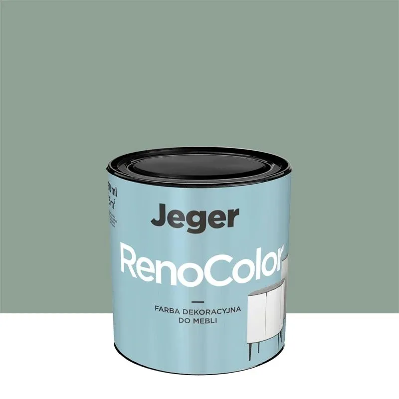 Krāsa mēbeļu jeger renocolor sage 0.45l
