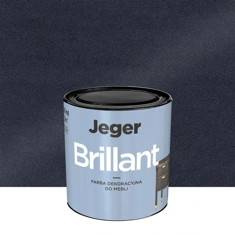 Krāsa mēbeļu jeger brillant carbon 0.5l