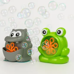 Koala Games G2495 Frog & Hippo Bubble Mashine ,Random Color,