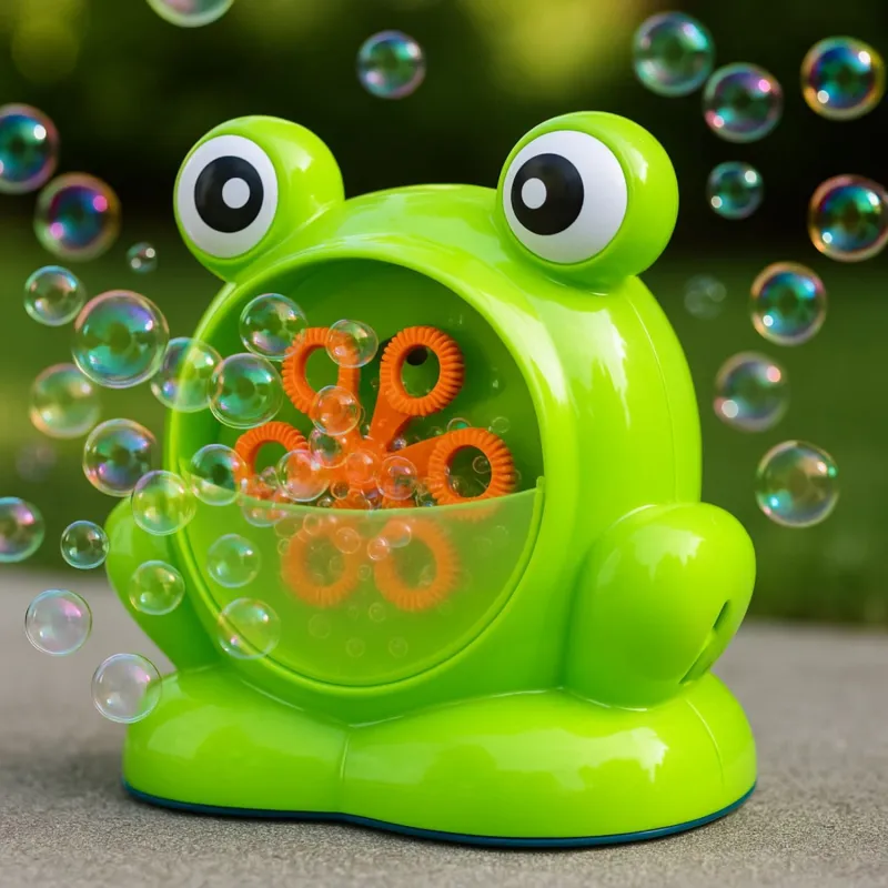 Koala Games G2495 Frog & Hippo Bubble Mashine ,Random Color,