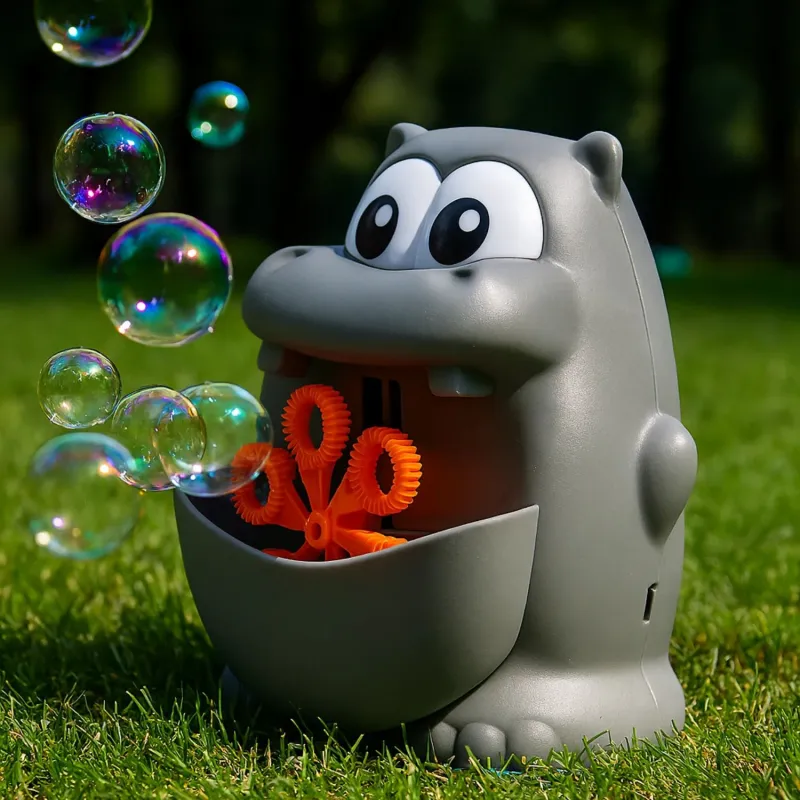 Koala Games G2495 Frog & Hippo Bubble Mashine ,Random Color,
