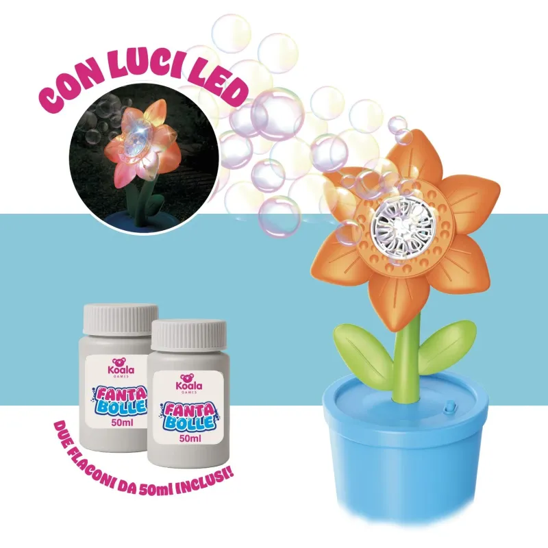 Koala Games G2659 Flower-Shaped Bubble Blower ,Random Color,