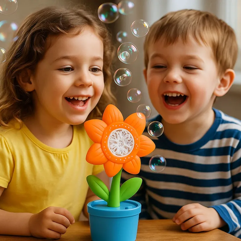Koala Games G2659 Flower-Shaped Bubble Blower ,Random Color,