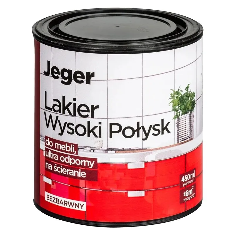 Lakas jeger varnish high gloss 0.45l