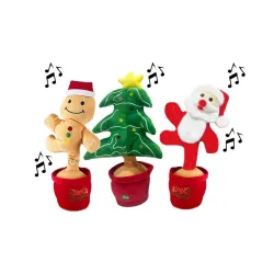 Koala Games G2585 Christmas Danging, Singins & Lighting Plushes 36 cm