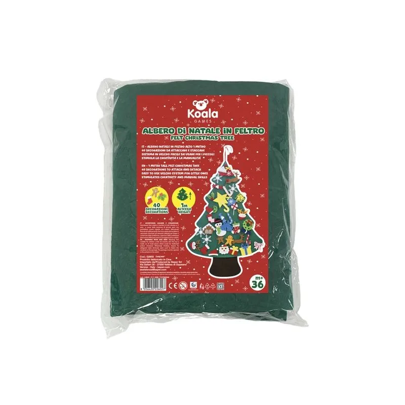 Koala Games G2602 Cristmas Felt Tree