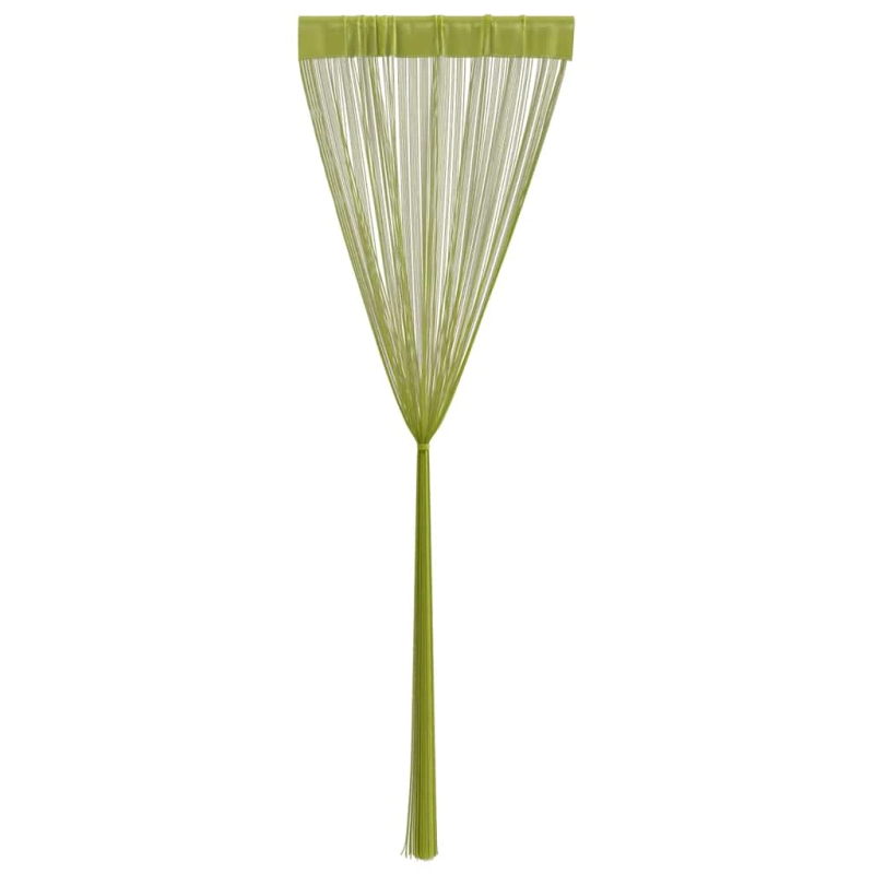 vidaXL bārkšu aizkari, 2 gab., 100x250 cm, zaļi