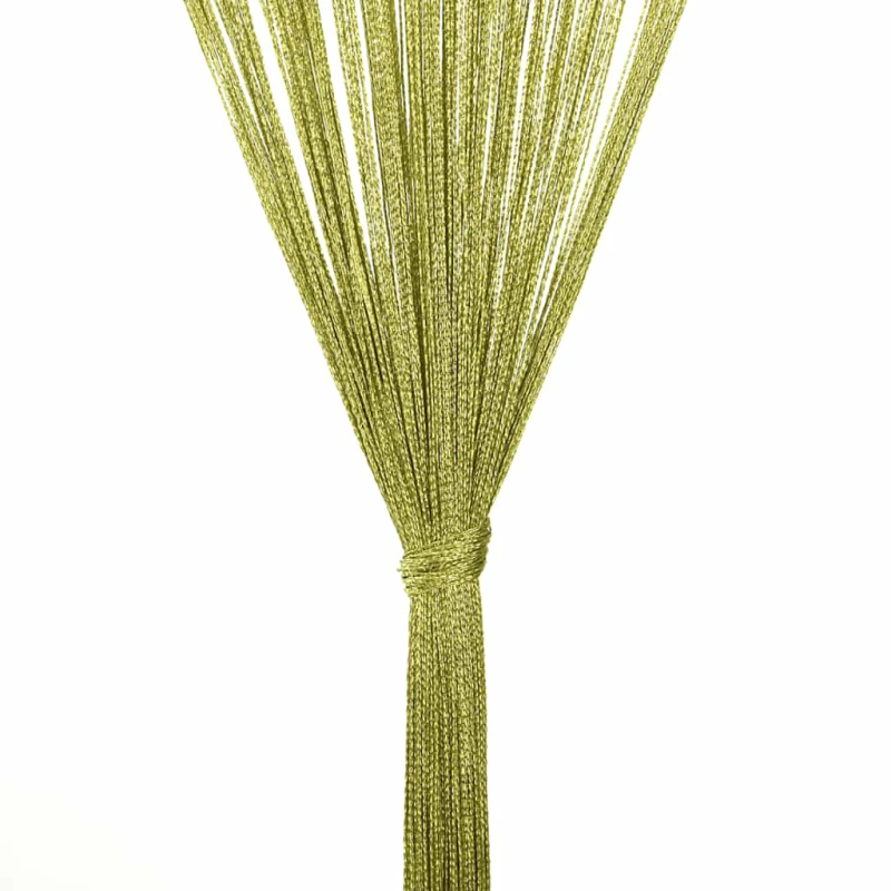 vidaXL bārkšu aizkari, 2 gab., 140x250 cm, zaļi