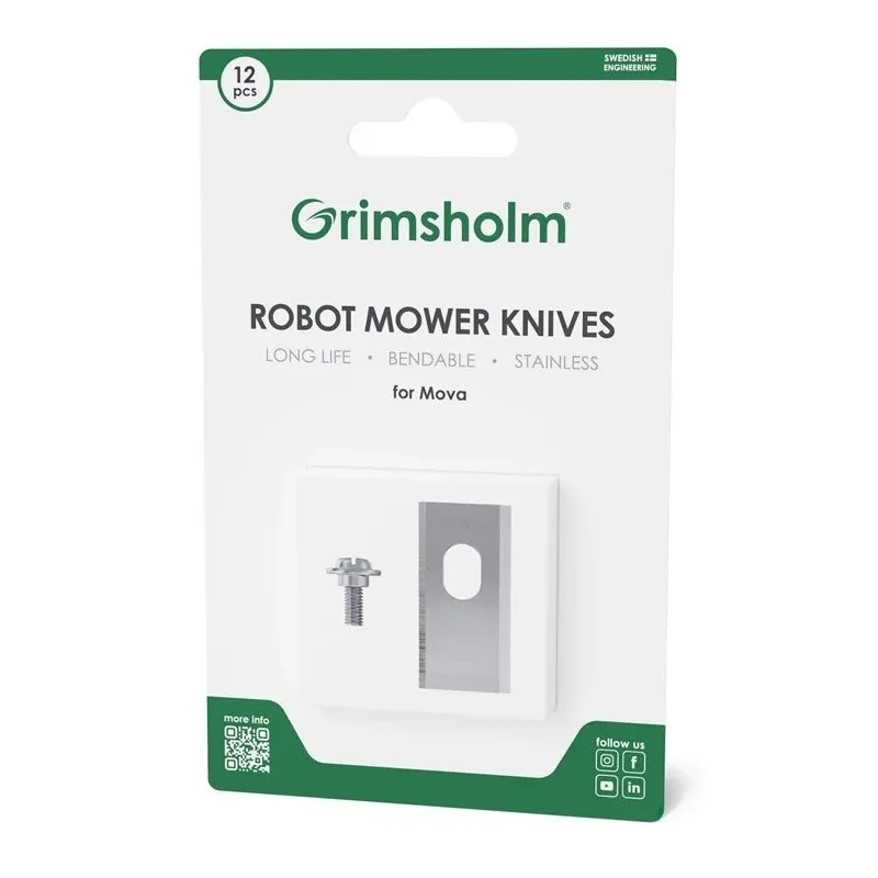 AsmeņI robotam Grimsholm Mova. 12 gab.