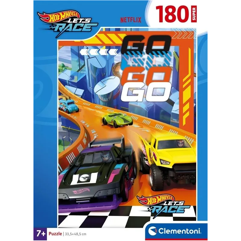 Clementoni Hot Wheels puzle 29789. 180 gab.