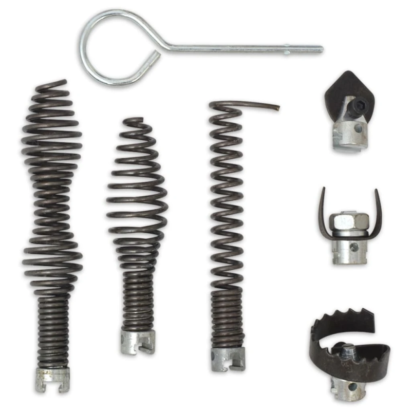 vidaXL cauruļu tīrīšanas iekārta, 250W, 15mx16mm, 4,5mx9,5mm