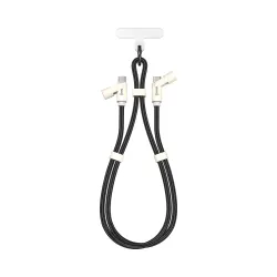 Sbox LANYARD BLACK Type-C -Type-C 1.5m Black