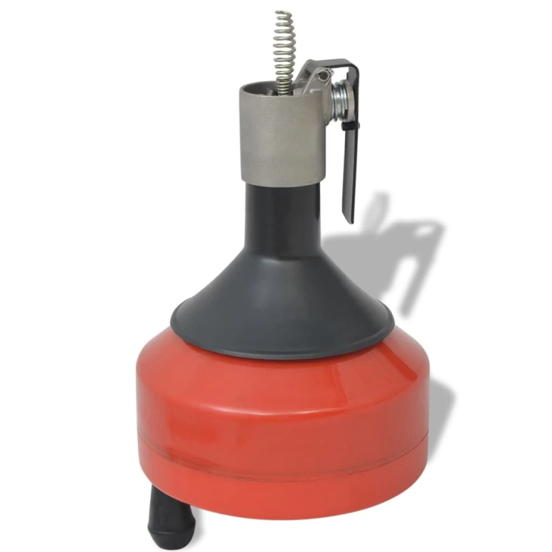 vidaXL cauruļu tīrītājs, 8 m, darbināms ar roku vai urbjmašīnu