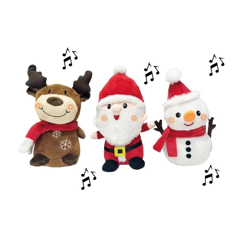 Koala Games G2586 Christmas Danging, Singins & Lighting Plushes 24 cm