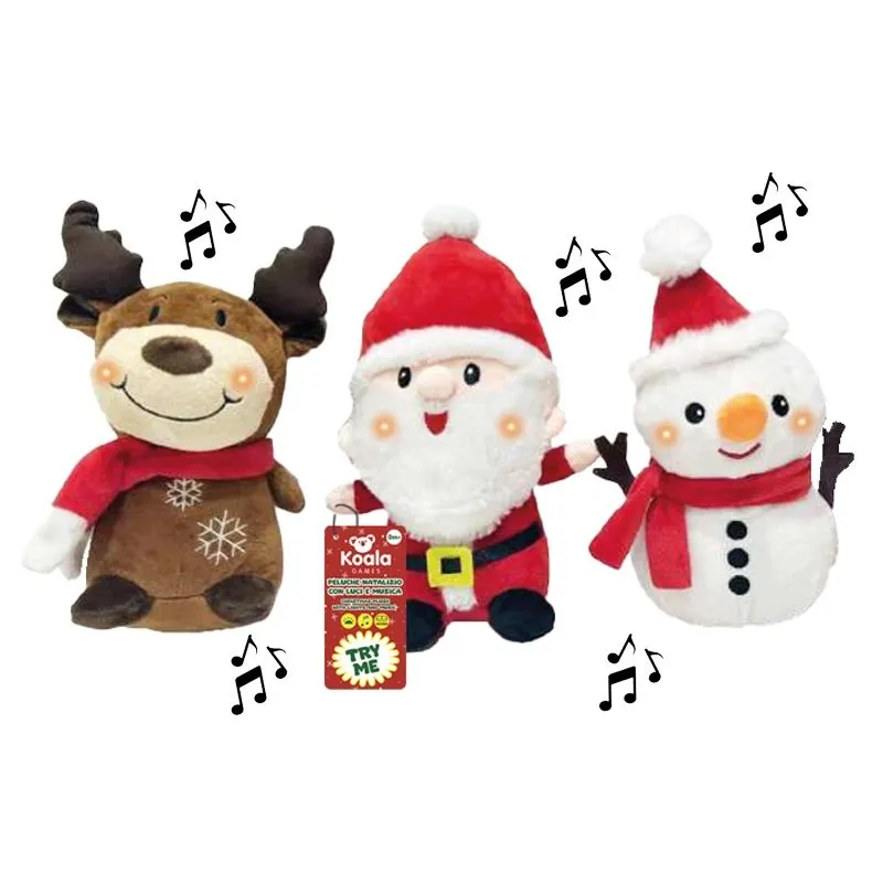Koala Games G2586 Christmas Danging, Singins & Lighting Plushes 24 cm