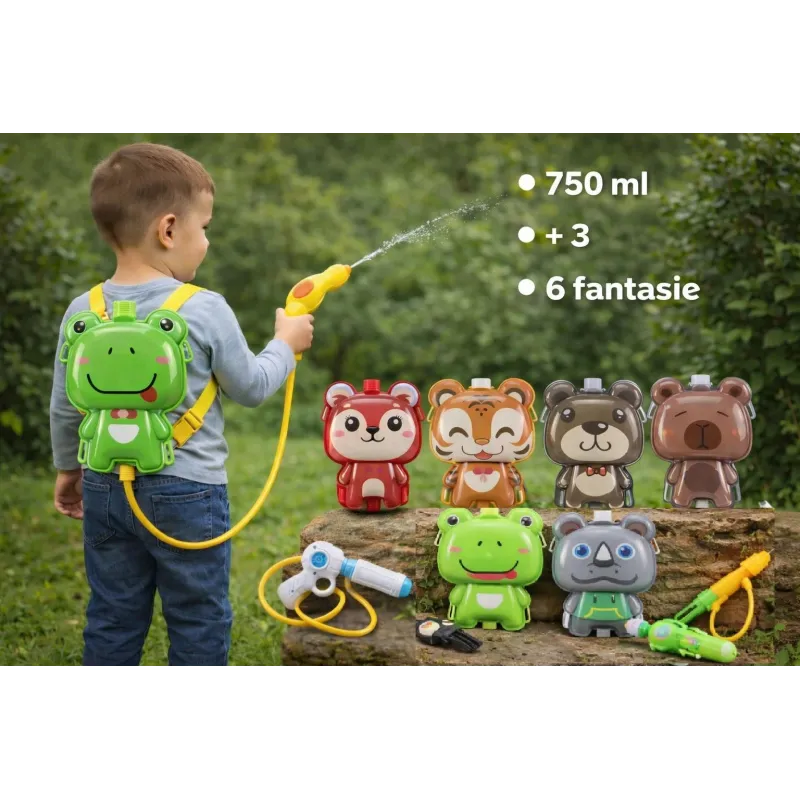 Koala Games G2658 Backpack Water Gun ,Random,