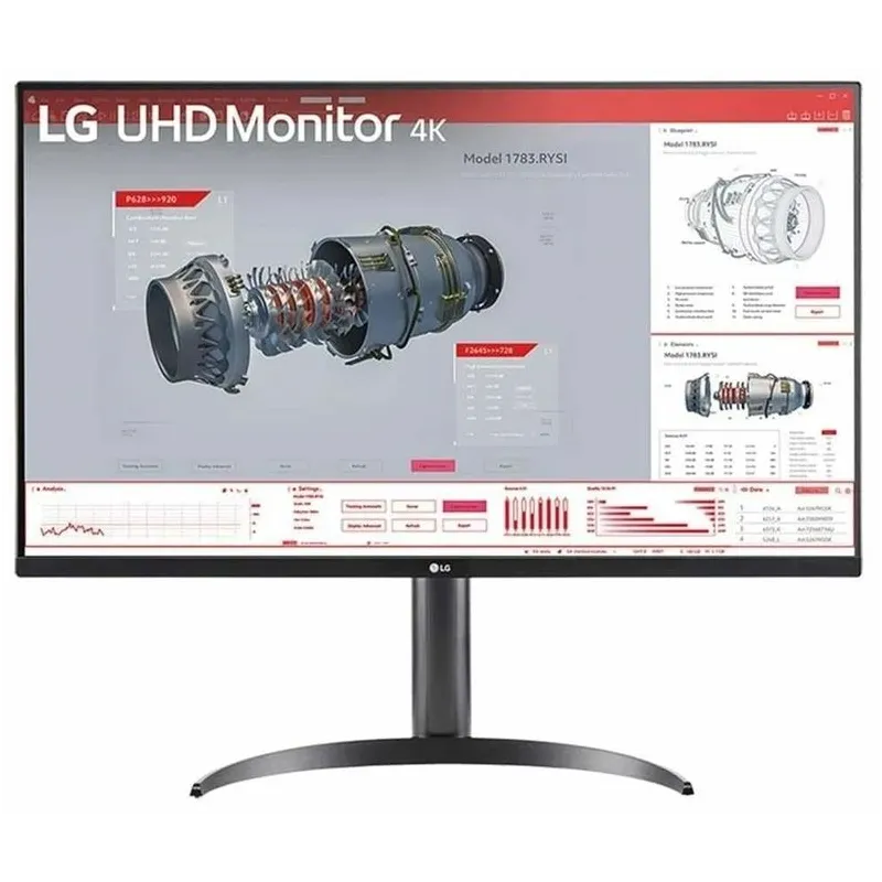 Monitors LG 32BR55UK-B. VA. 60 Hz. 4K UHD. 31.5