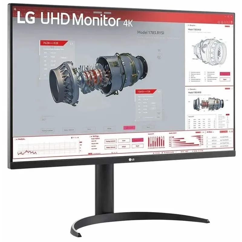 Monitors LG 32BR55UK-B. VA. 60 Hz. 4K UHD. 31.5