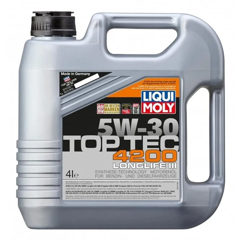 Motoreļļa liqui moly 4200 ll 5w-30 4l