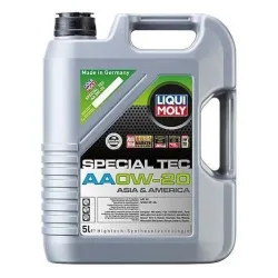 Motoreļļa Liqui Moly 0W - 20. sintētiskais. 5 l