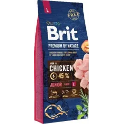 Dog food brit premium junior large