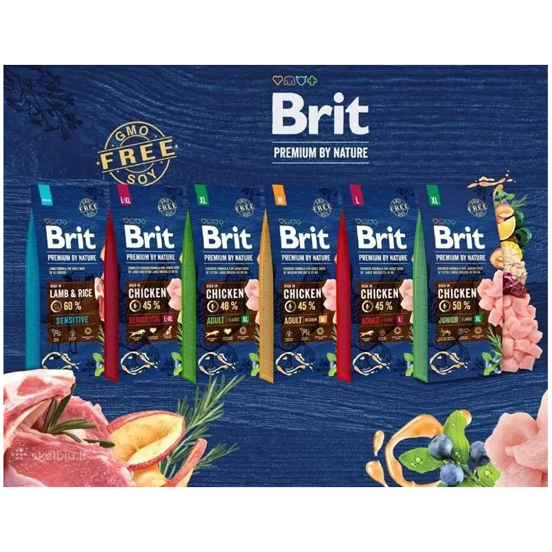 Suņu barība brit premium junior large
