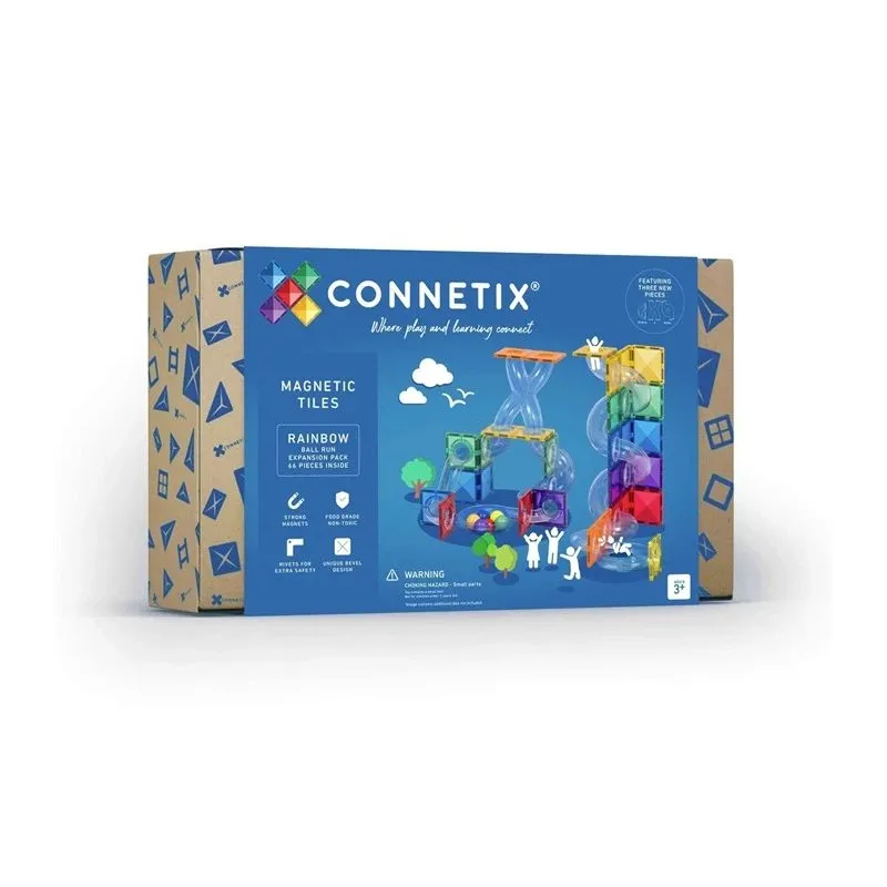 Magnētiskais konstruktors Connetix Rainbow Bumbiņas trase