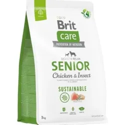 Sausā suņu barība Brit Care Senior Chicken&Insect. 3 kg