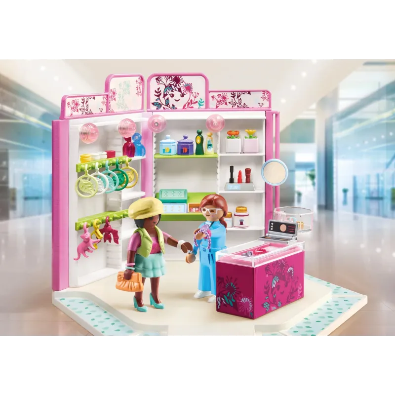 PLAYMOBIL SHOPPING Skaistumpreču veikals 71537