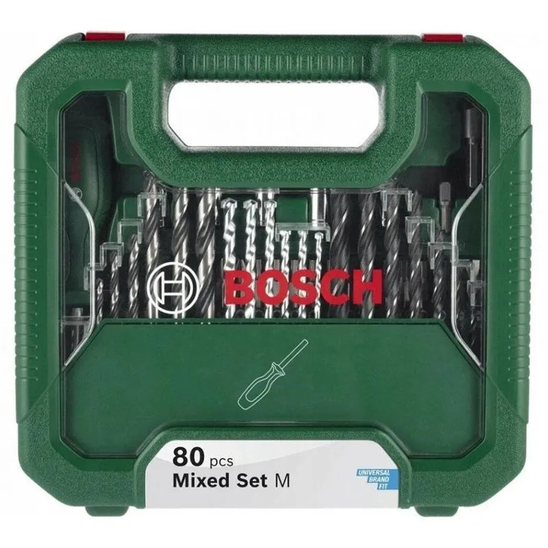 Bosch uzgaļu un urbju komplekts. 80 gab.