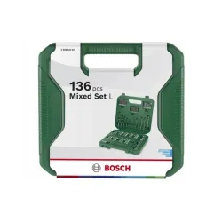 Uzgaļu un urbju komplekts Bosch. 136 gab.
