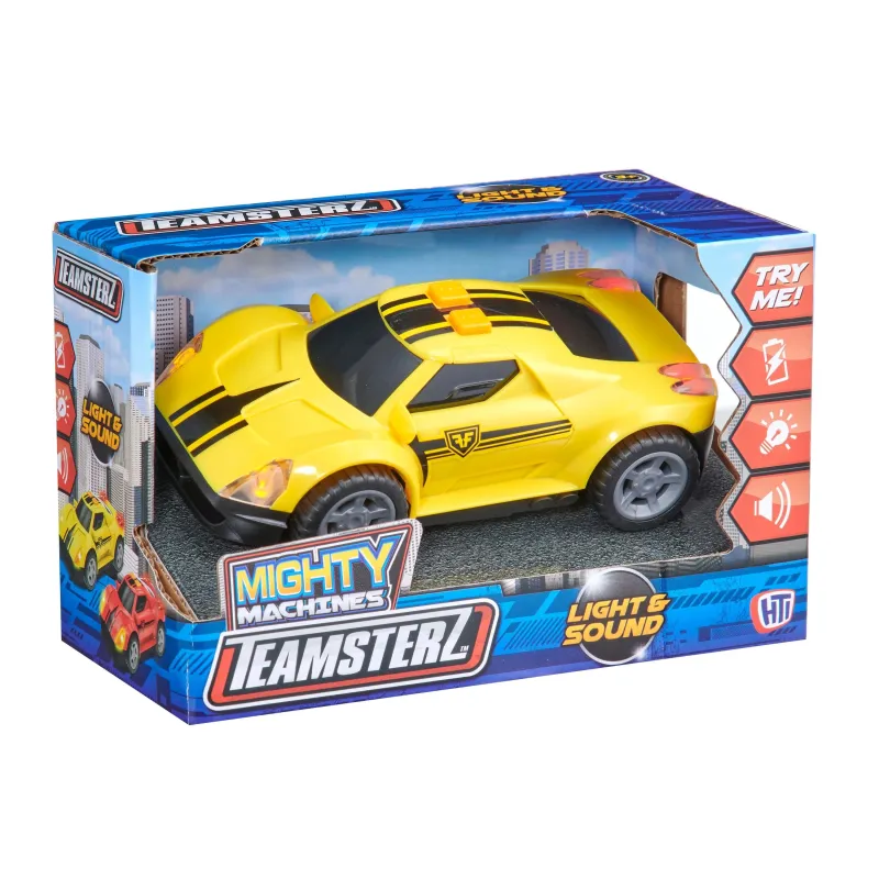 TEAMSTERZ Mighty Machines superauto ar gaismu un skaņu, 12,5 cm