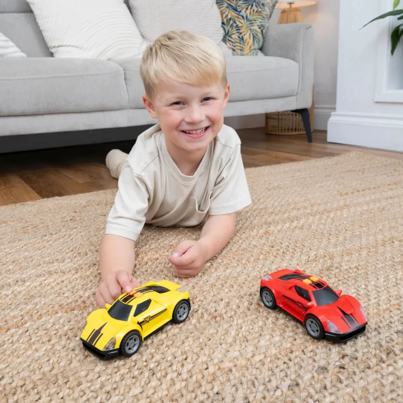 TEAMSTERZ Mighty Machines superauto ar gaismu un skaņu, 12,5 cm