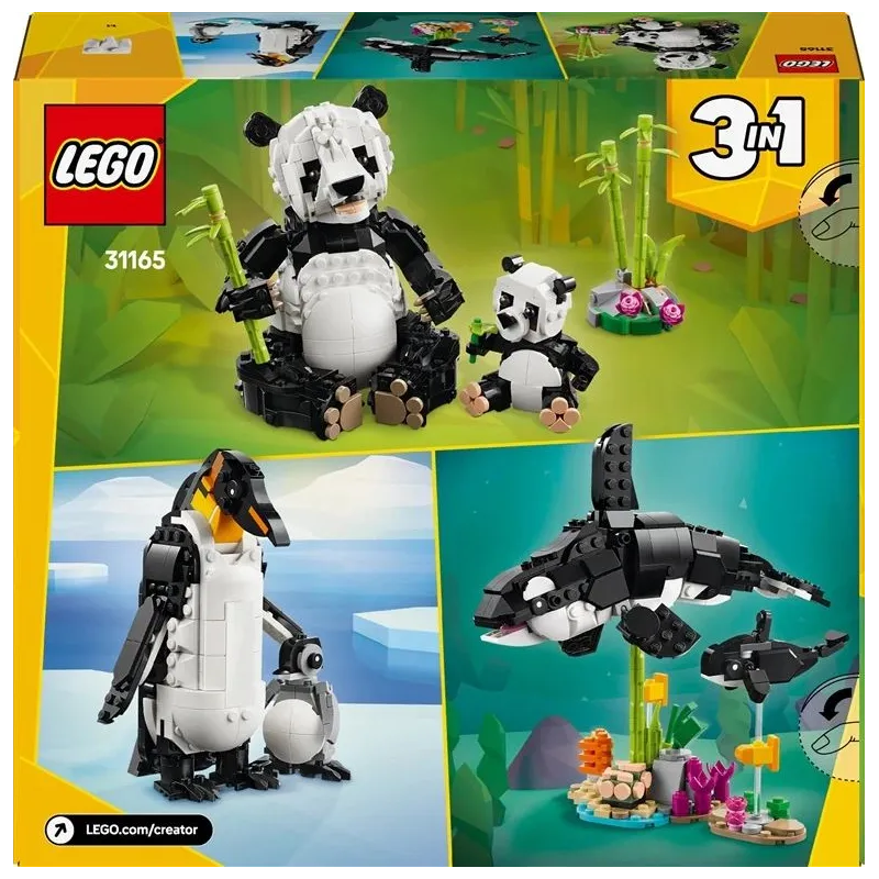 LEGO Creator Wild Animals: Panda Family 31165. 626 gab.