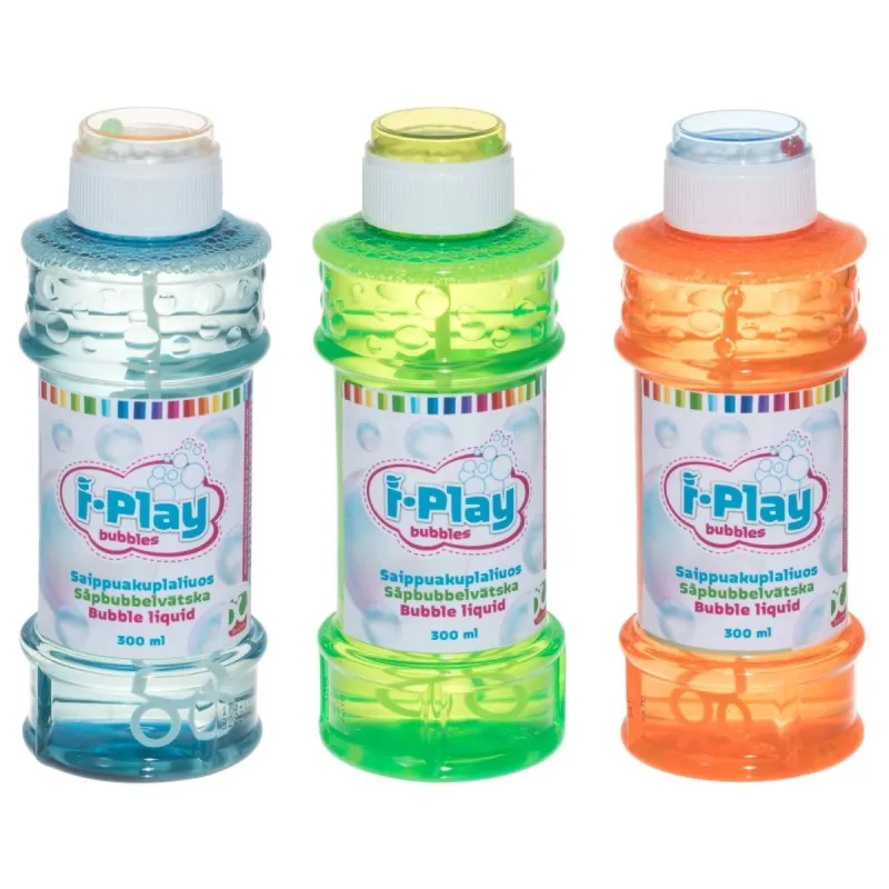 Ziepju burbuļu pūšamais 300ml, 3veidi