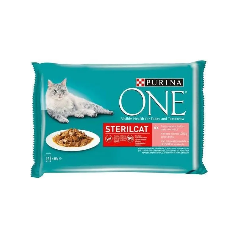 Konservi kaķiem one lasis steril 4x85g