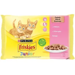 FRISKIES Junior komplekt kastmes kana 4X85G