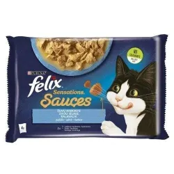 Kaķiem felixsensations zivis 4x85g