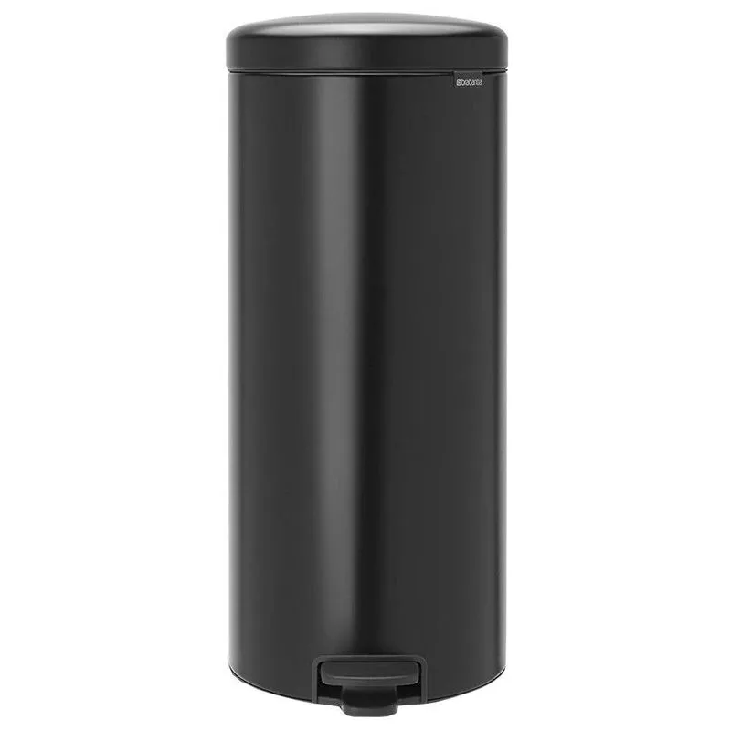 Atkritumu tvertne Brabantia NewIcon. melna. 30l. 67.5cmx30cm