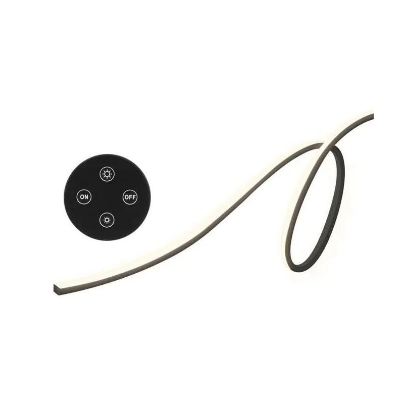 Sloksne led akustiskā melna 2.6m 29w ip20