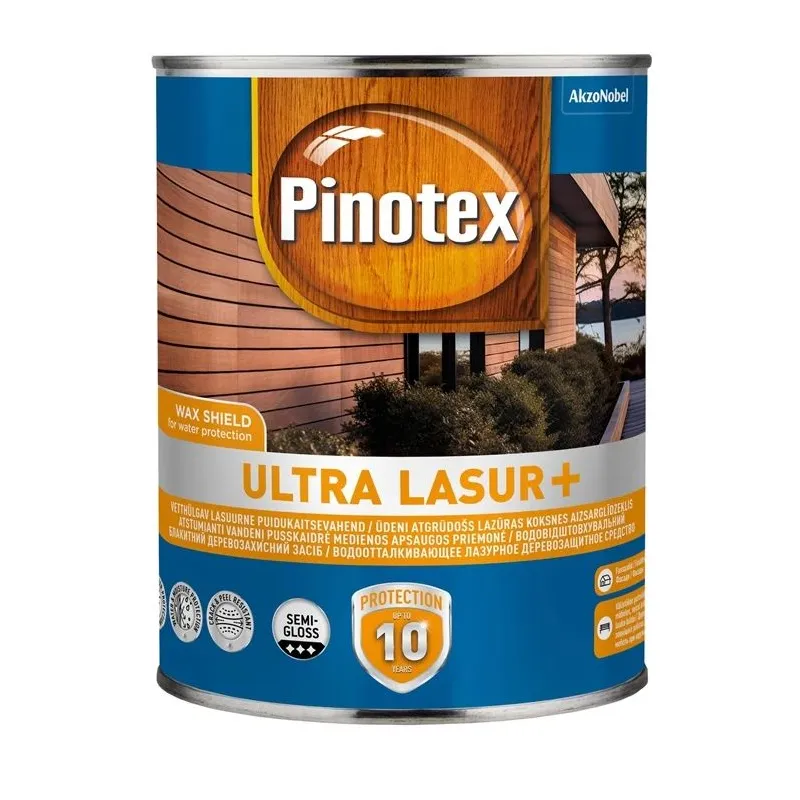 Koksnes impregnants Pinotex Ultra Lasur+ CLR 1L