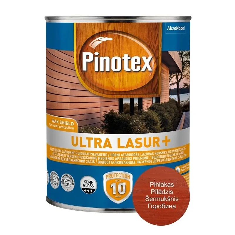 Aizsarglīdz kok pinotex ultra+ rosew 10l