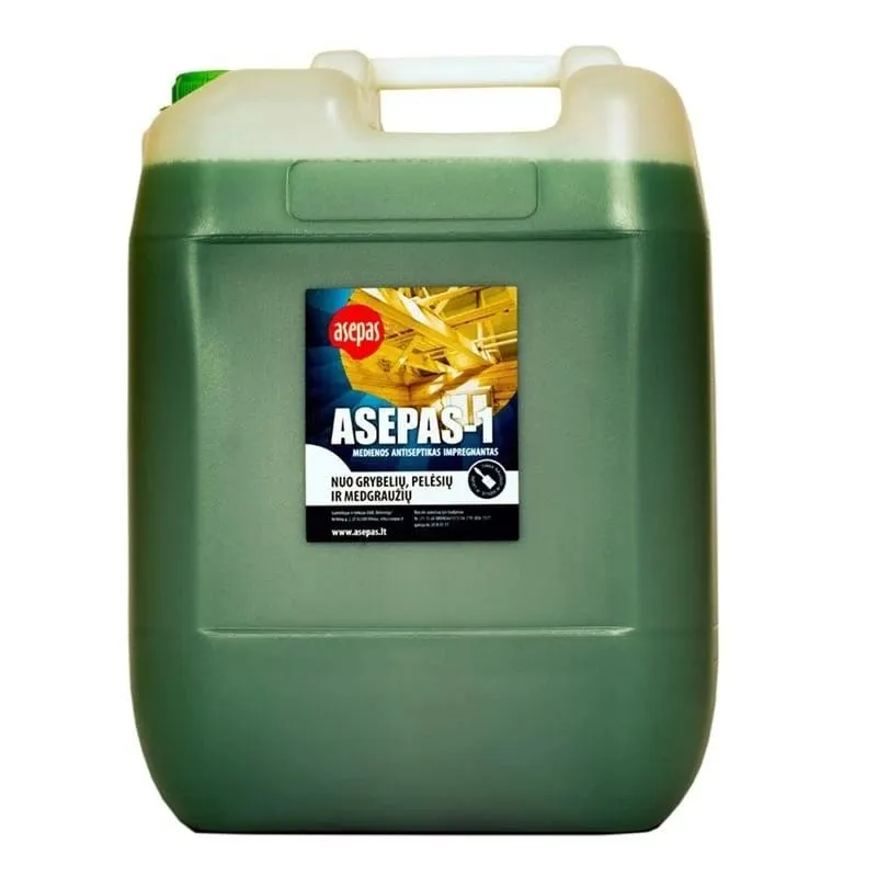 Antiseptiķis Asepas-1, zaļš, 20 l