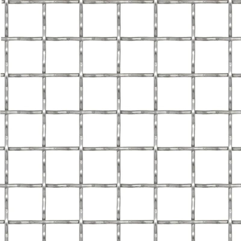 vidaXL dārza stiepļu žogs, nerūsējošs tērauds, 50x50 cm, 11x11x2 mm