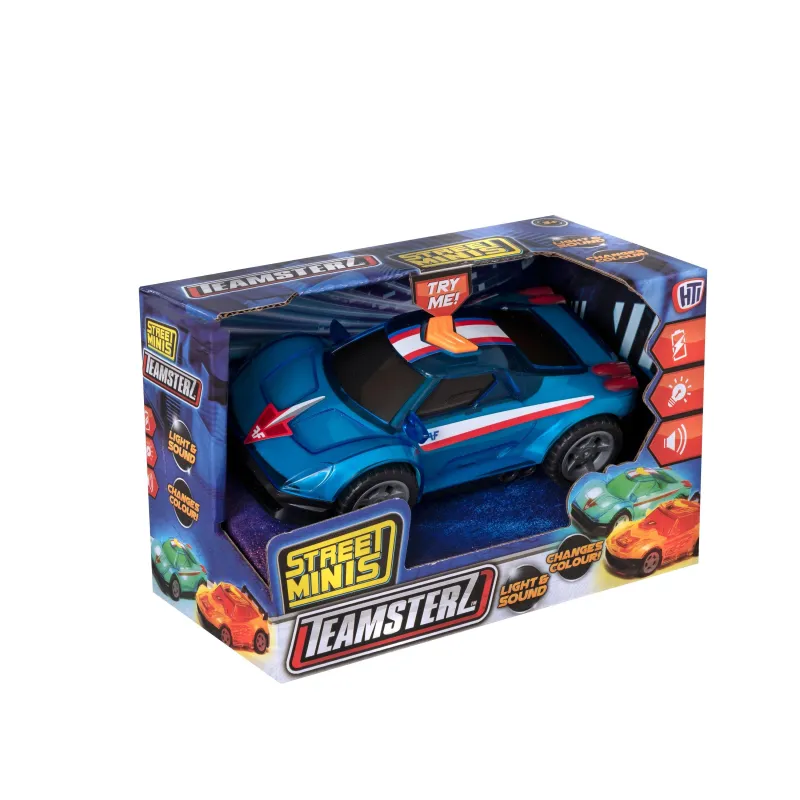 TEAMSTERZ Mighty Machine automašīna ar gaismiņām, 12,5 cm