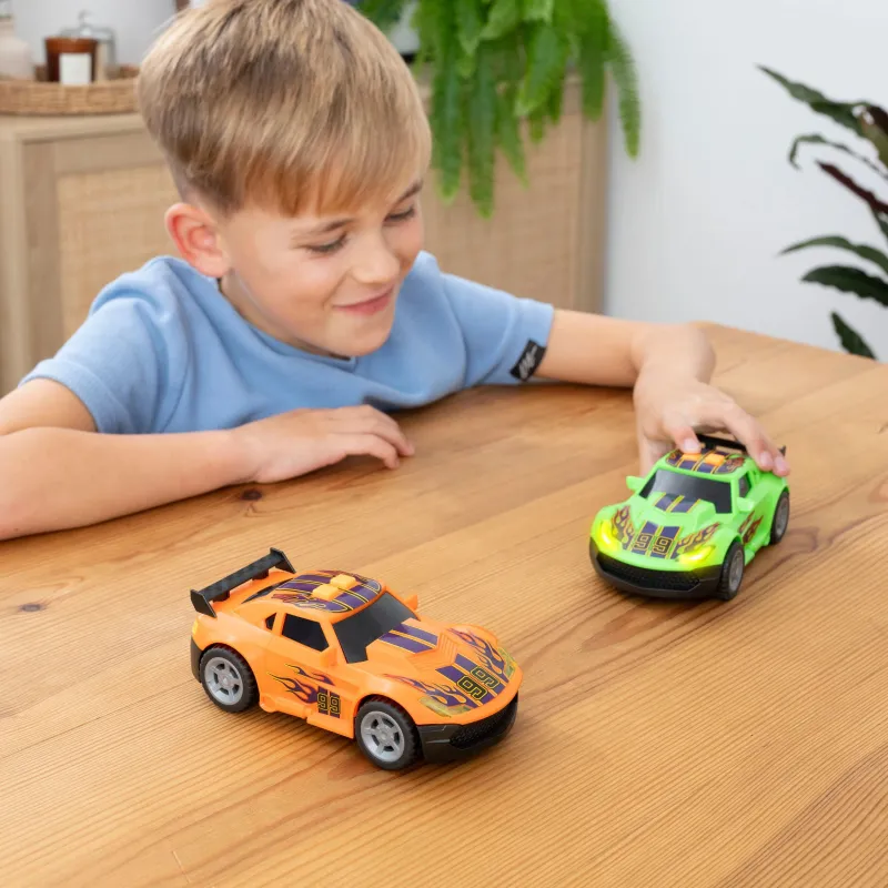 TEAMSTERZ Mighty Machines ielas auto ar gaismu un skaņu, 12,5 cm